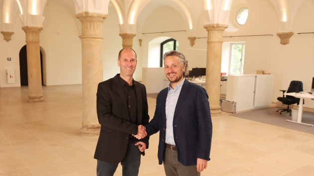 Ehrmann startet eigene Kreativagentur, Marketingchef übernimmt Geschäftsführung - Gunther Wanner (l.), Geschäftsführer Max und Moritz GmbH, und Alexander Erbgraf Fugger Babenhausen (r.) - Quelle: Ehrmann
